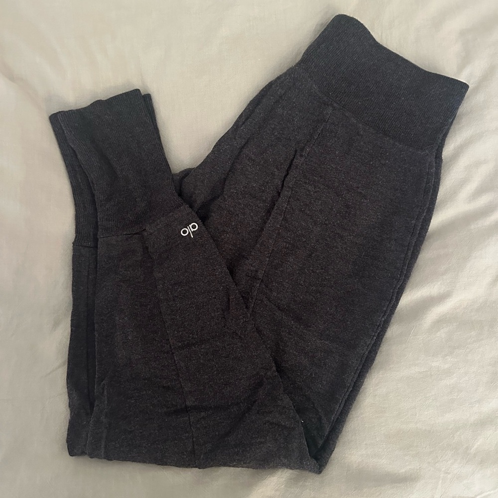 Alo Black Jogger Pants